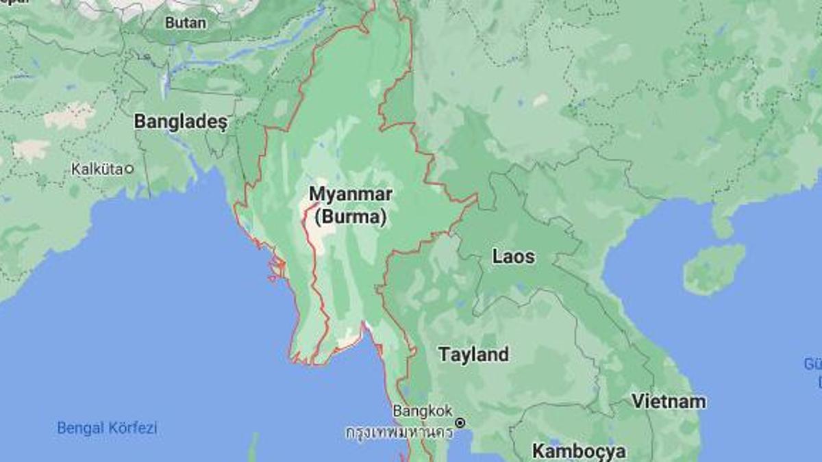 Myanmar nerede, hangi bölgede? Burma (Myanmar) neresi? Myanmar haritadaki yeri!